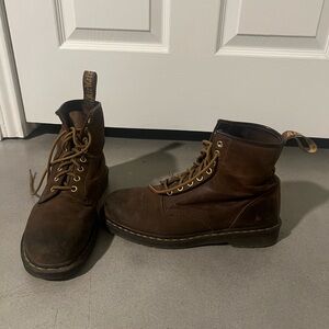 Dr. Martens Brown Leather Boots Classic Style